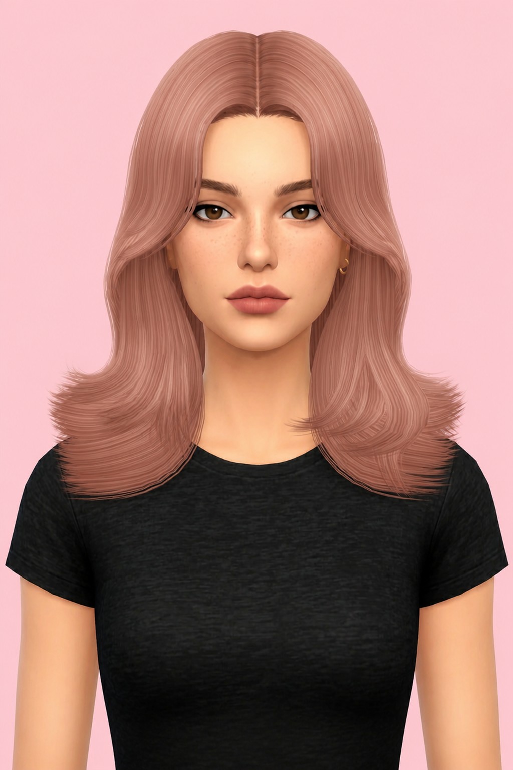 MATILDA HAIR custom content (CC) for Sims 4 by simpliciaty