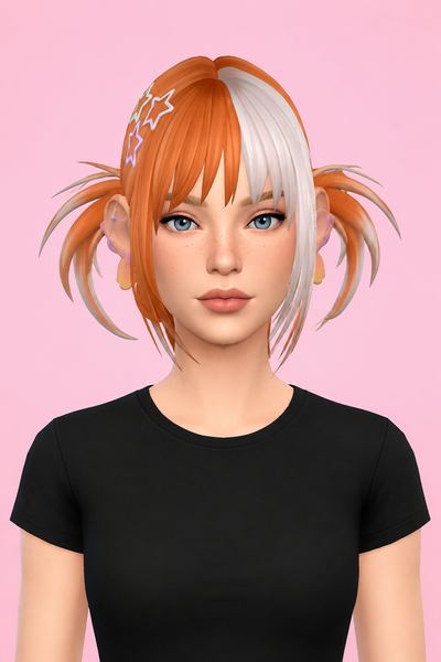 Maali Hairstyle custom content (CC) for Sims 4 by leahlillith