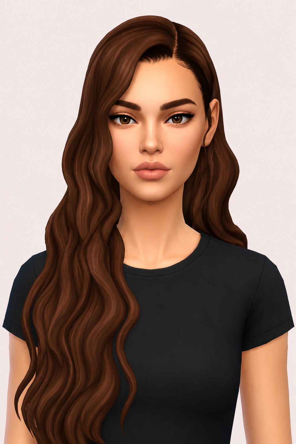 Desiree Hair custom content (CC) for Sims 4 by aharris00britney