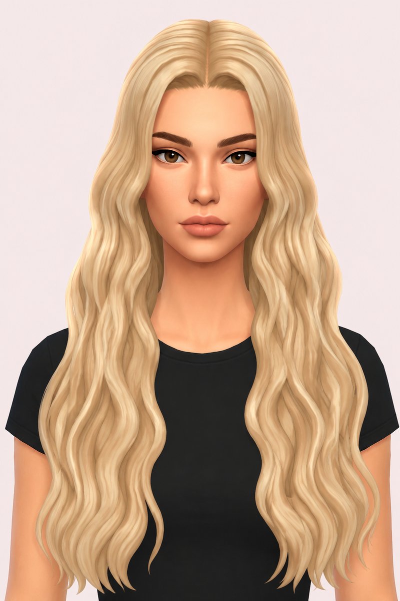Destiny Hair custom content (CC) for Sims 4 by aharris00britney
