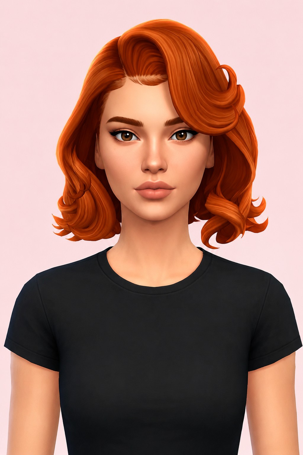 Dollie Hair custom content (CC) for Sims 4 by aharris00britney