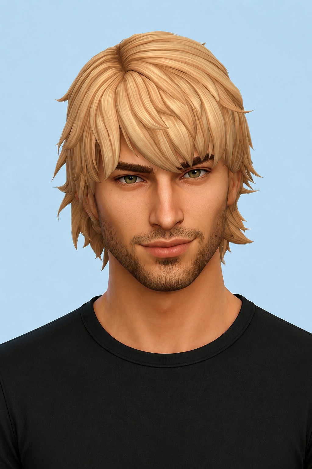 Sean Hair custom content (CC) for Sims 4 by aharris00britney