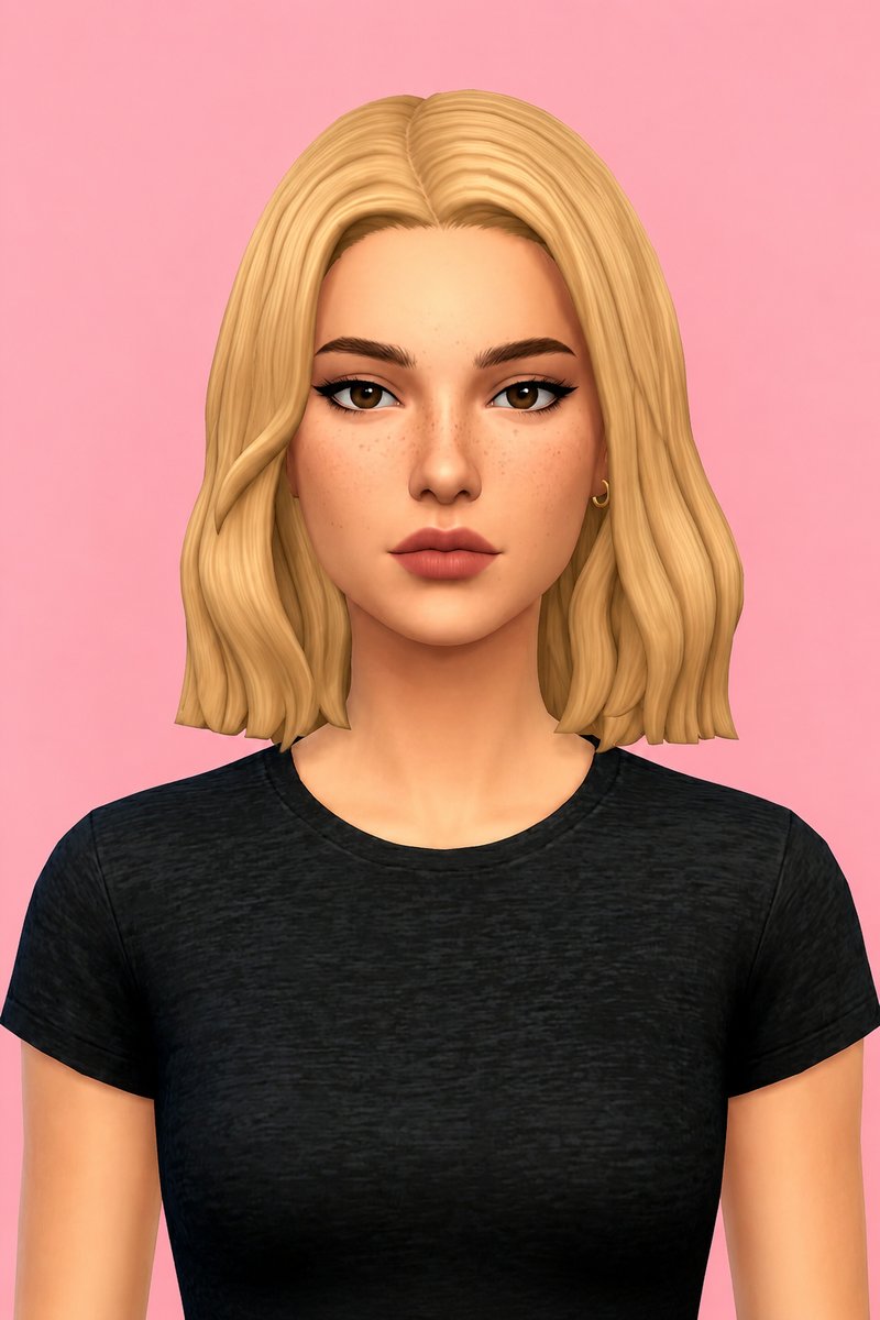 Aaron Hair + No-Root Sims Delivery Hair custom content (CC) for Sims 4 by aharris00britney
