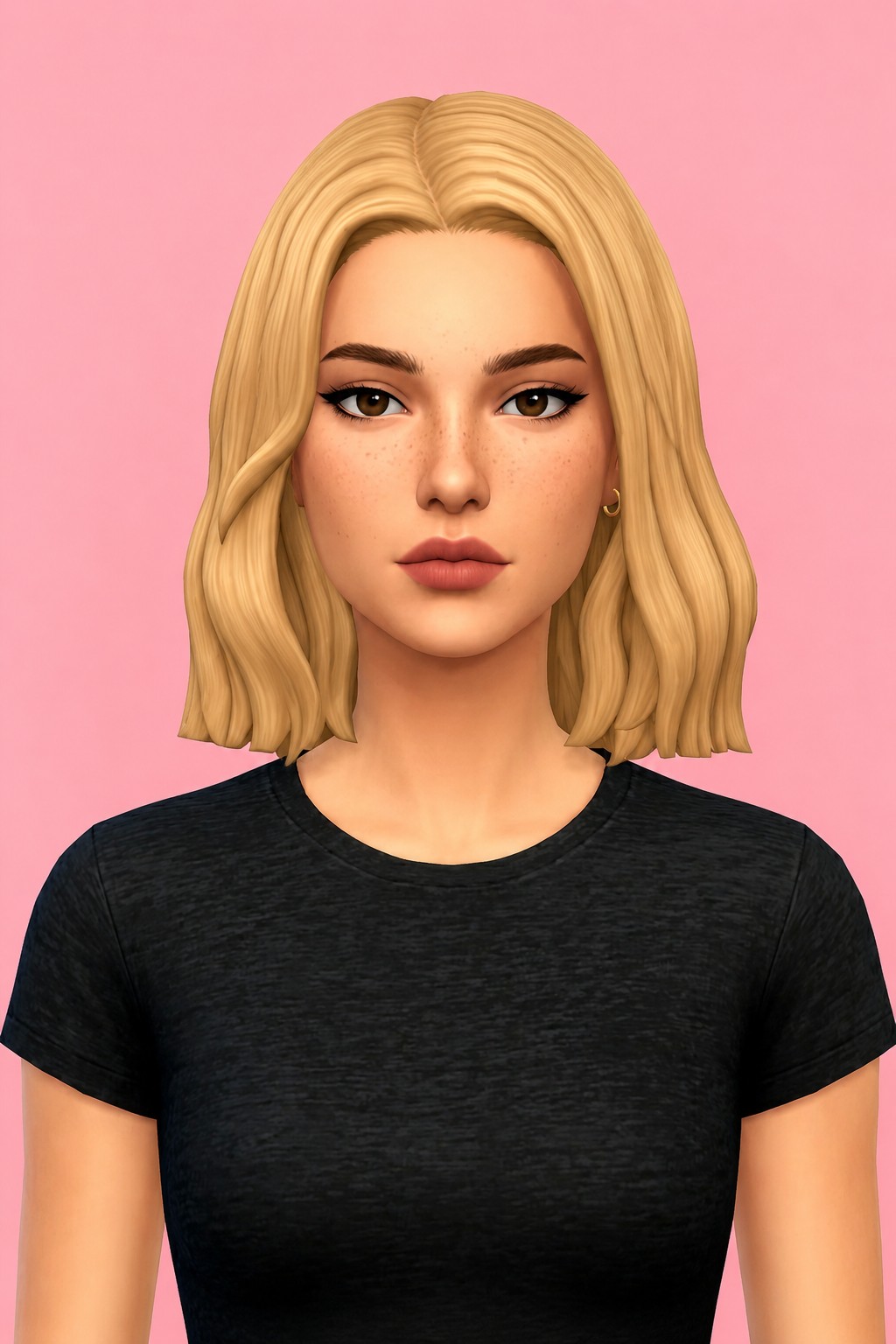 Aaron Hair + No-Root Sims Delivery Hair custom content (CC) for Sims 4 by aharris00britney