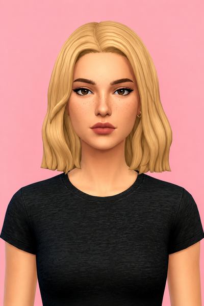 Aaron Hair + No-Root Sims Delivery Hair custom content (CC) for Sims 4 by aharris00britney