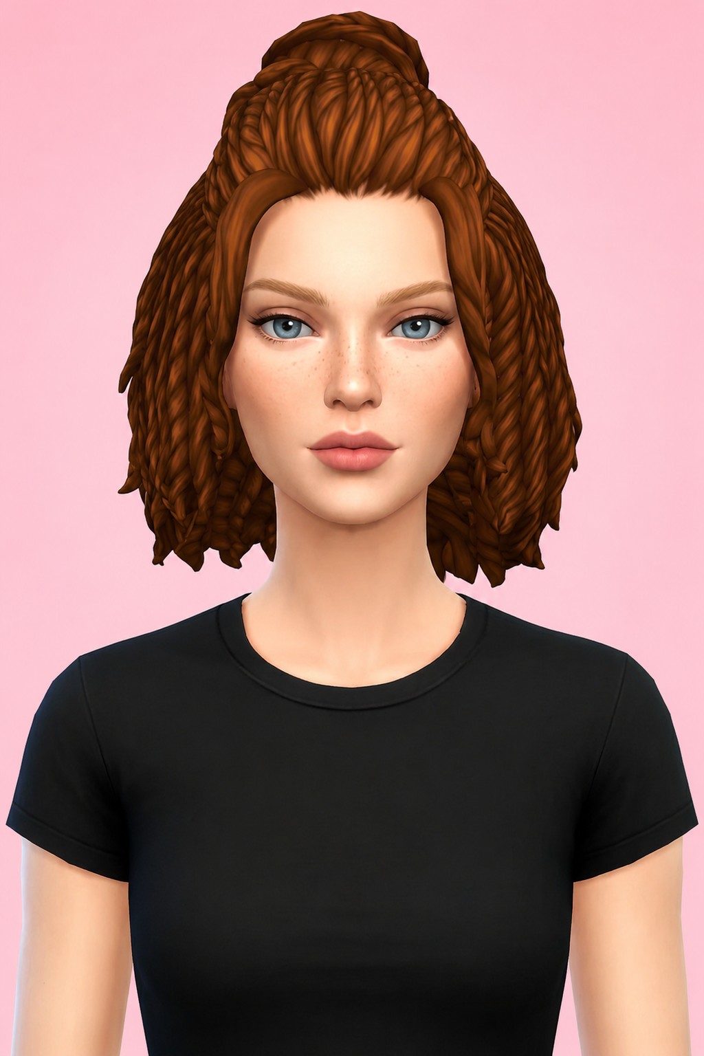 Adria Hair custom content (CC) for Sims 4 by aharris00britney