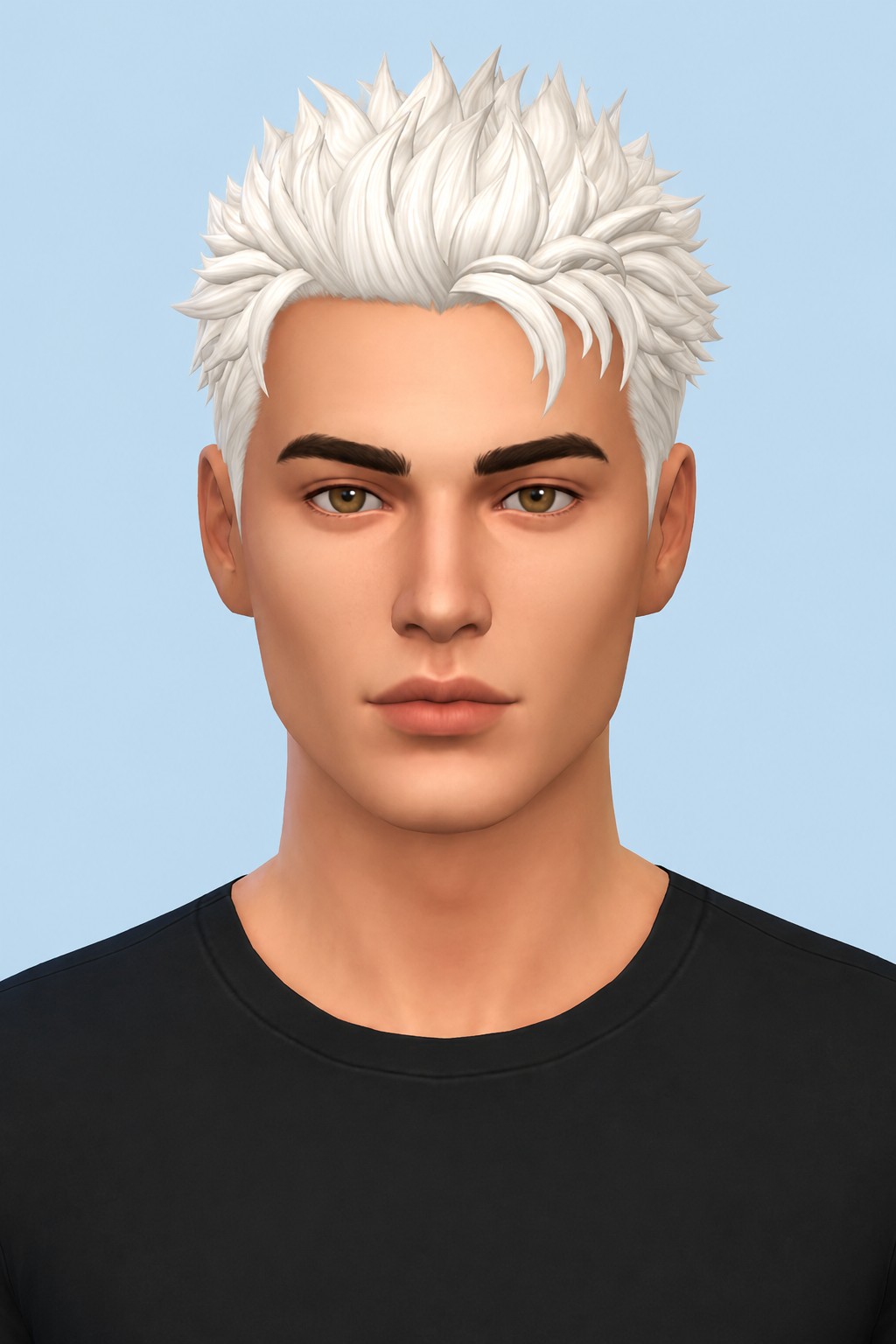 Aiden Hair custom content (CC) for Sims 4 by aharris00britney