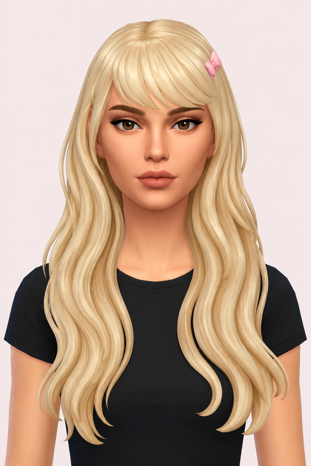 Alani Hair custom content (CC) for Sims 4 by aharris00britney