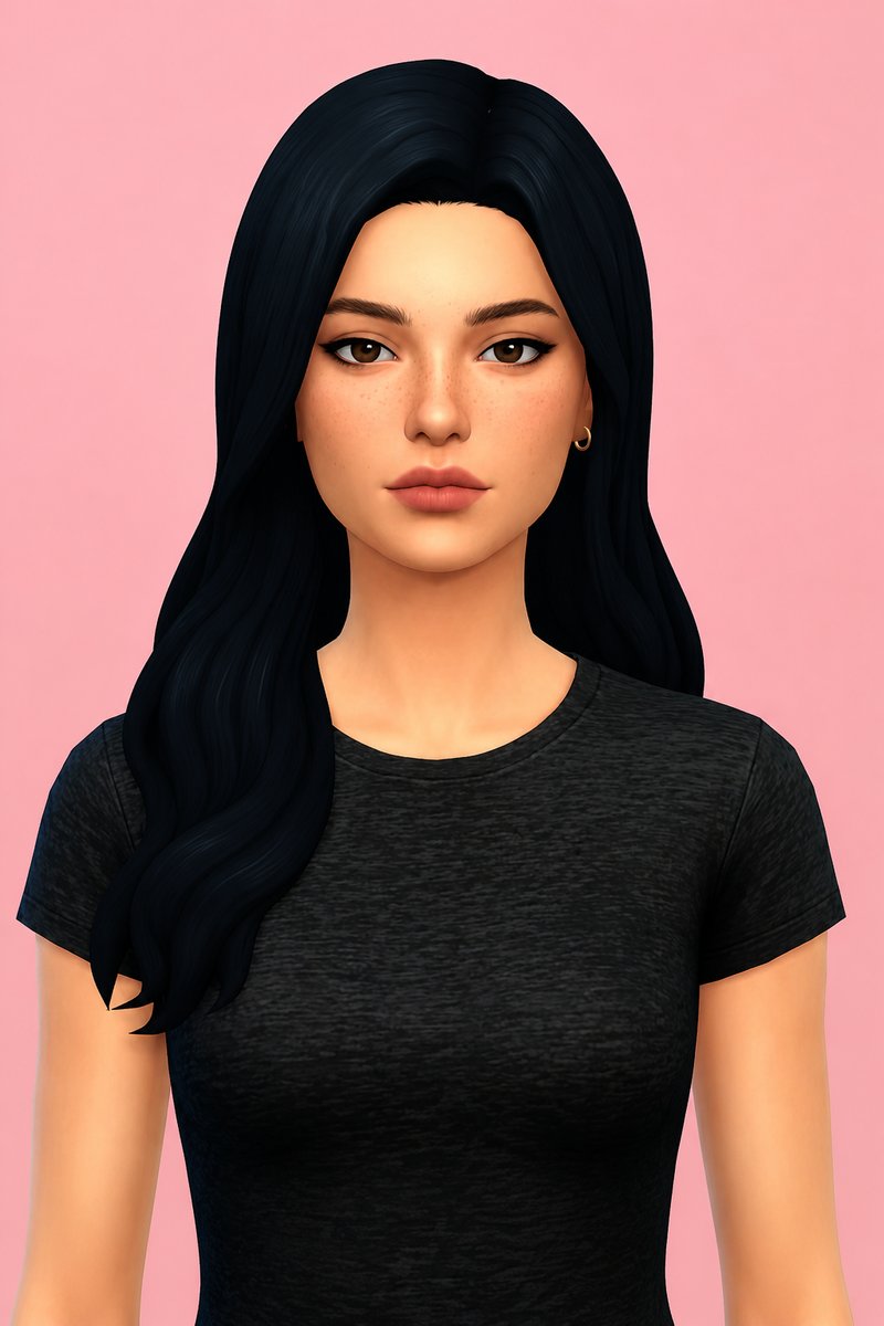 Alexa Hair custom content (CC) for Sims 4 by aharris00britney
