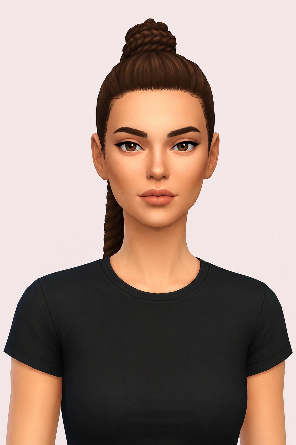 Allie Hair custom content (CC) for Sims 4 by aharris00britney
