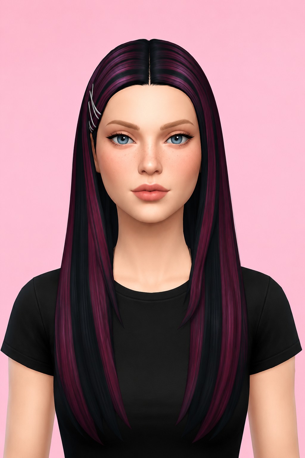 Allison Hair custom content (CC) for Sims 4 by aharris00britney