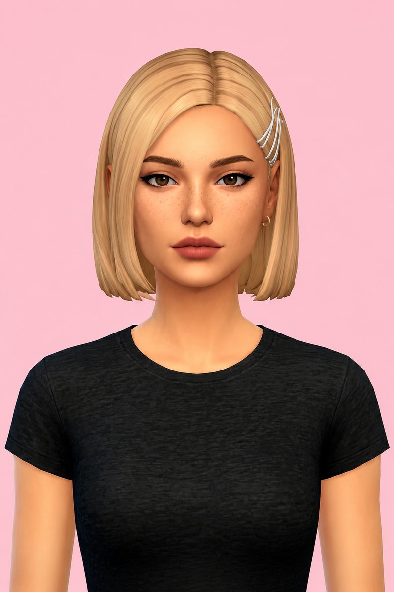 Amy Hair custom content (CC) for Sims 4 by aharris00britney