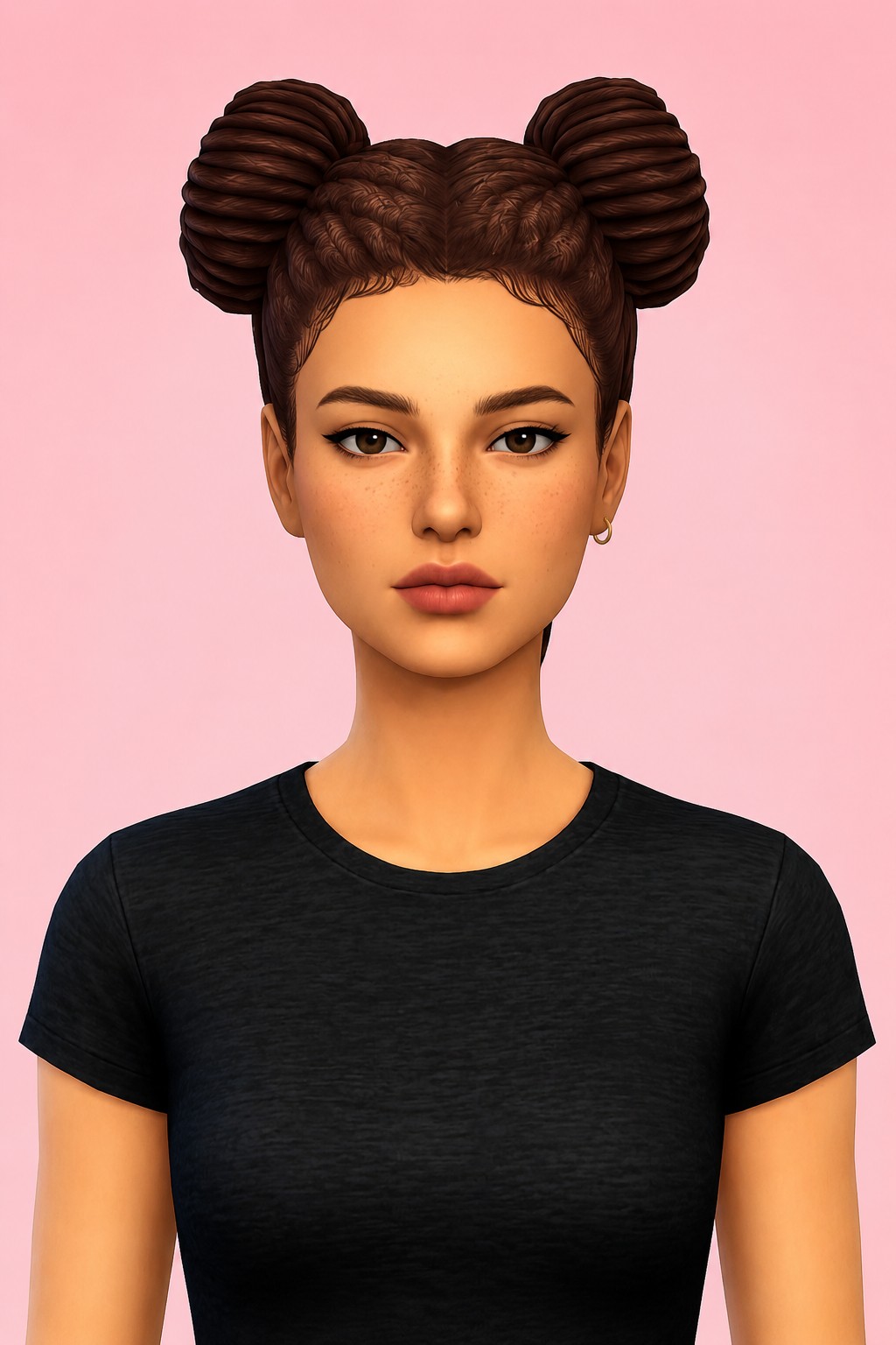 Arabella Hair custom content (CC) for Sims 4 by aharris00britney