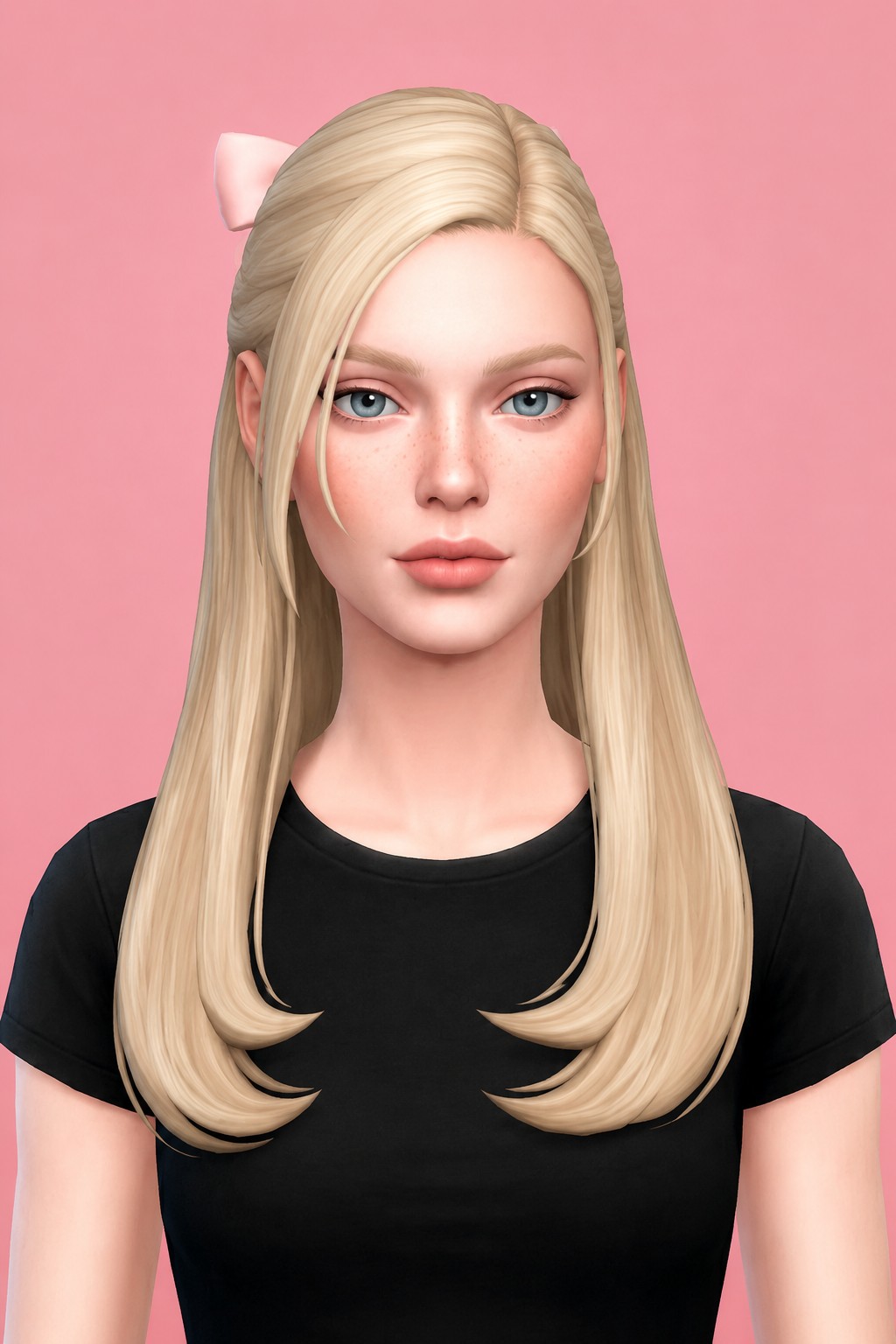Ariana Hair custom content (CC) for Sims 4 by aharris00britney