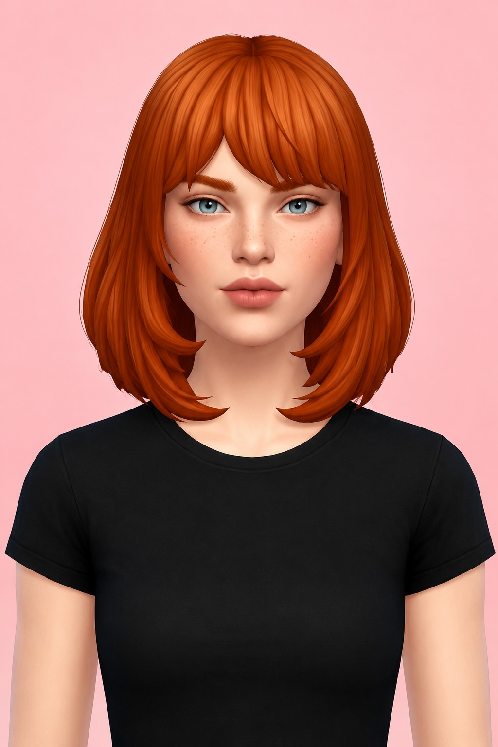 Ashley Hair custom content (CC) for Sims 4 by aharris00britney
