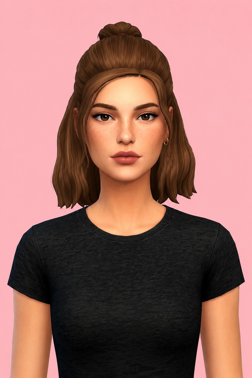 Ashley Hair custom content (CC) for Sims 4 by aharris00britney