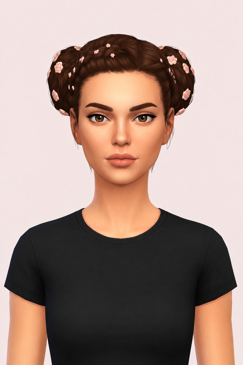 Ava Hair custom content (CC) for Sims 4 by aharris00britney