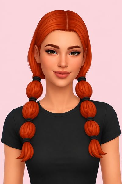 Bailey Hair custom content (CC) for Sims 4 by aharris00britney