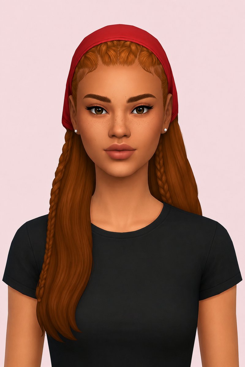 Bambi Hair custom content (CC) for Sims 4 by aharris00britney