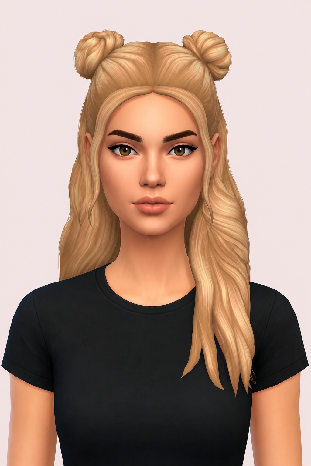Beverly Hair custom content (CC) for Sims 4 by aharris00britney