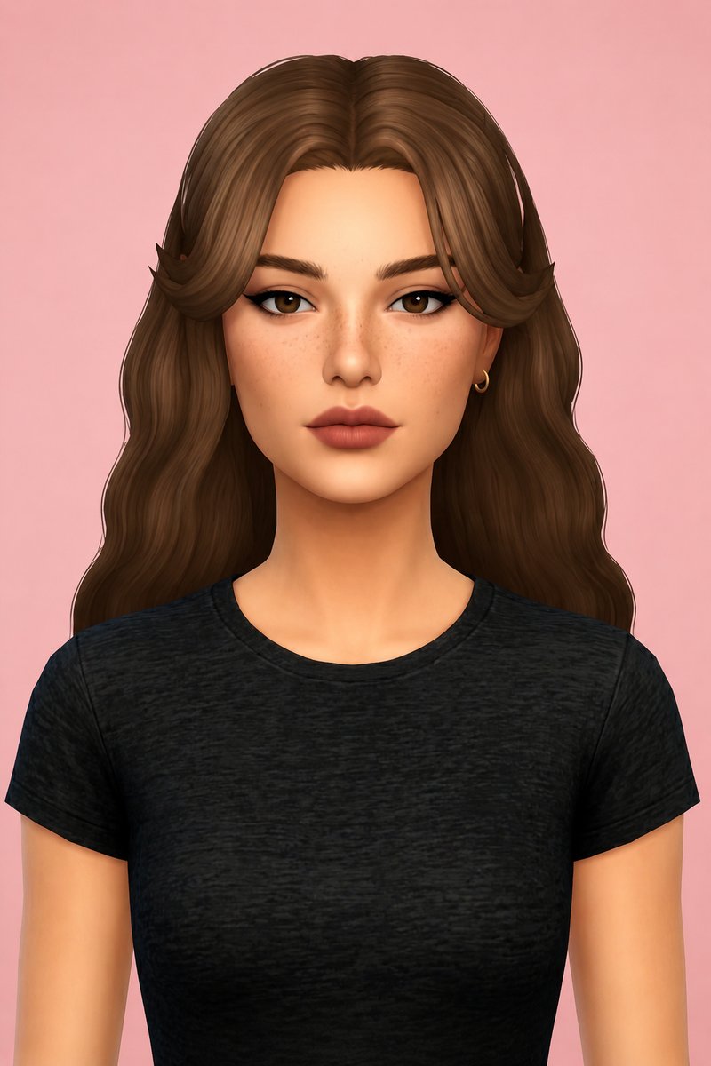 Blair Hair custom content (CC) for Sims 4 by aharris00britney