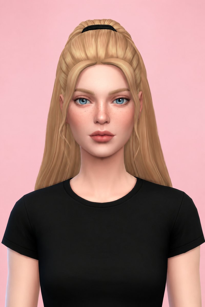 Bree Hair custom content (CC) for Sims 4 by aharris00britney