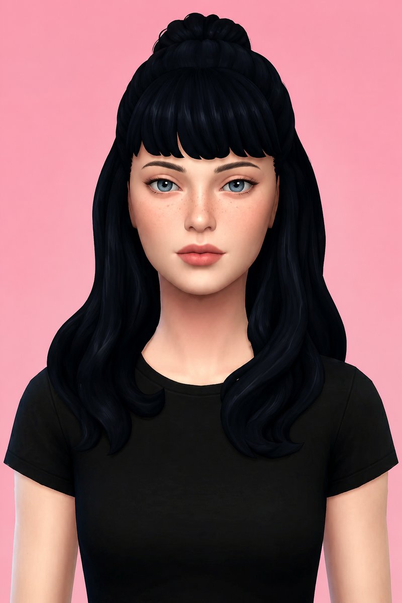 Candie Hair custom content (CC) for Sims 4 by aharris00britney