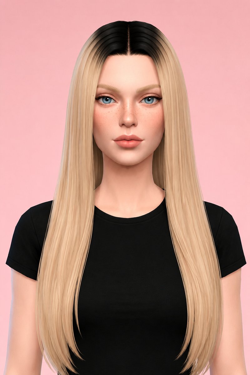 Candy Hair | Free Gift custom content (CC) for Sims 4 by aharris00britney