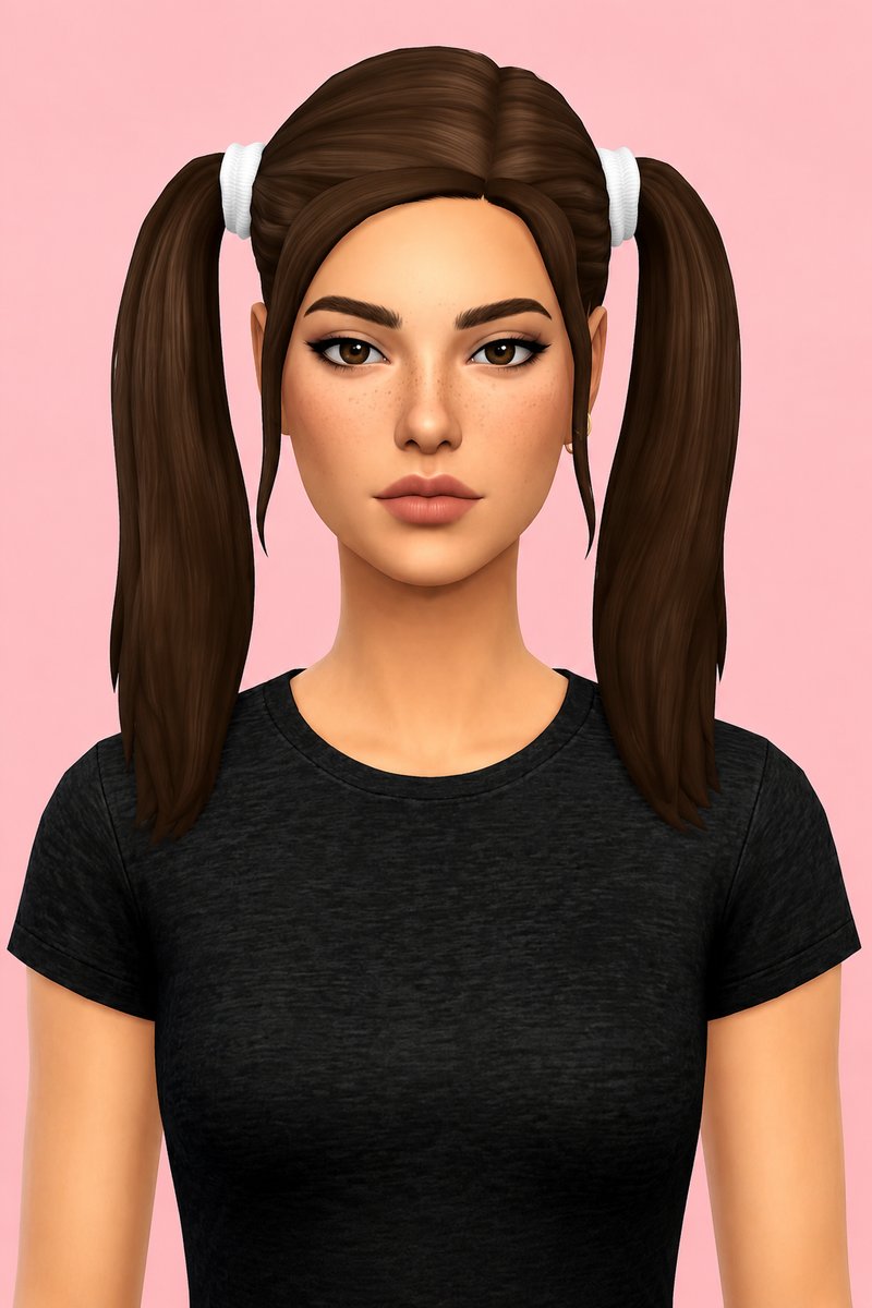 Cassie Hair custom content (CC) for Sims 4 by aharris00britney