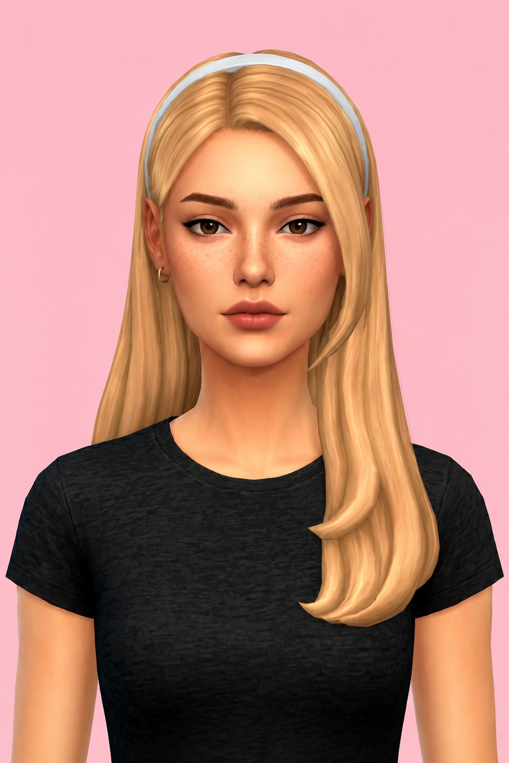 Chanel Hair custom content (CC) for Sims 4 by aharris00britney