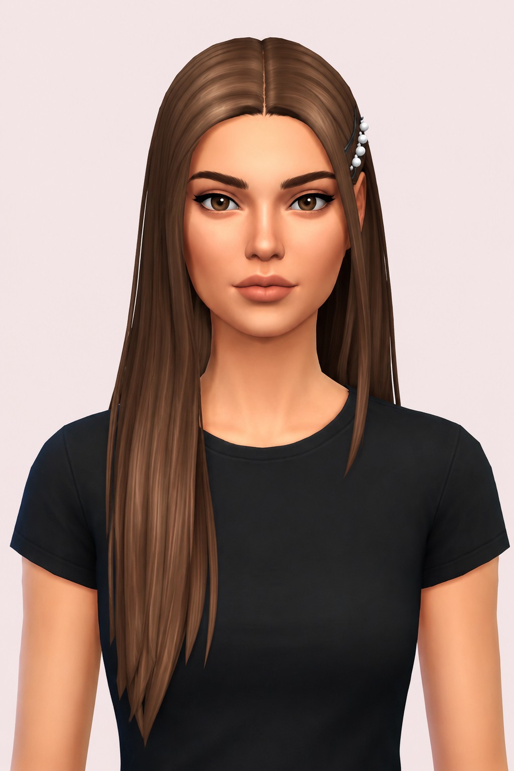 Chloe Hair custom content (CC) for Sims 4 by aharris00britney