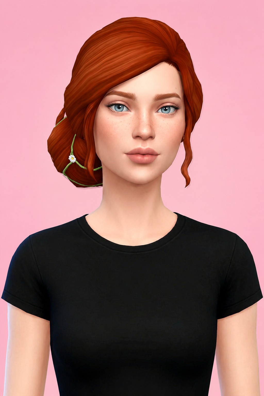 Daisy Hair custom content (CC) for Sims 4 by aharris00britney