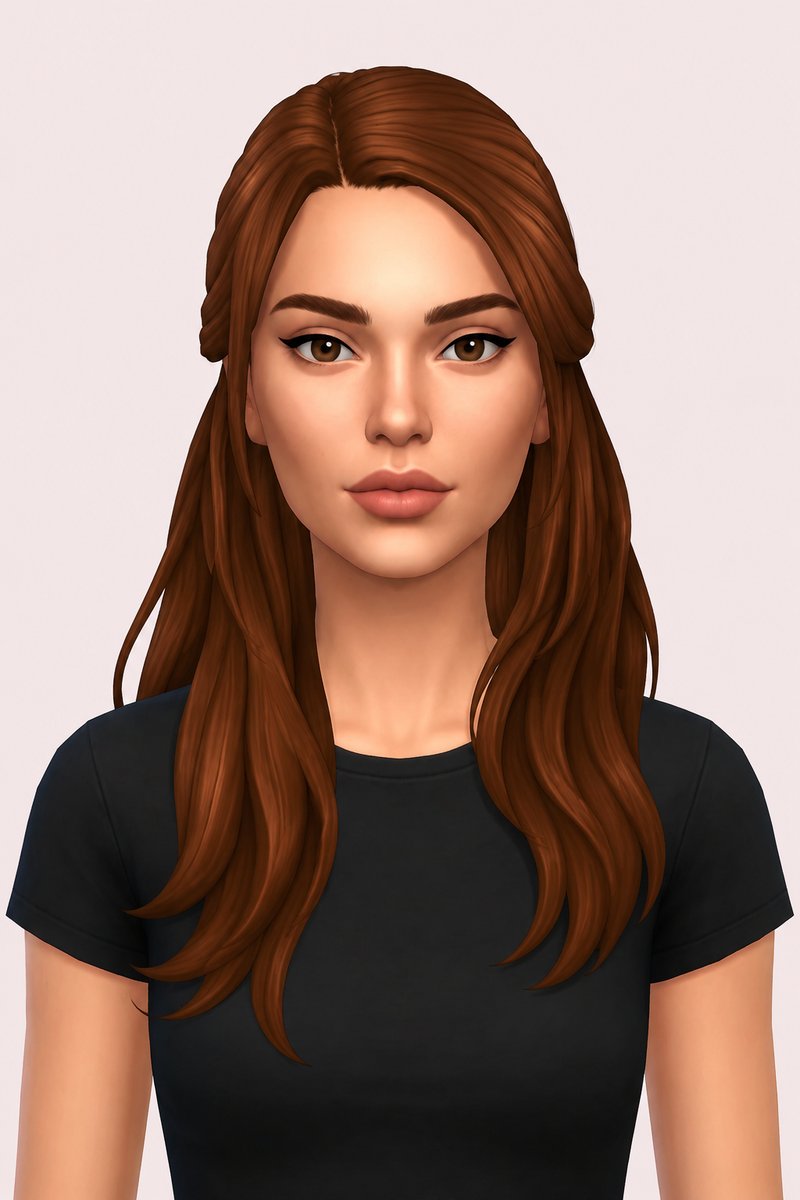 Debbie Hair custom content (CC) for Sims 4 by aharris00britney