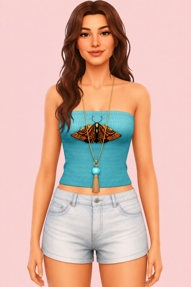 Alani Top custom content (CC) for Sims 4 by huien
