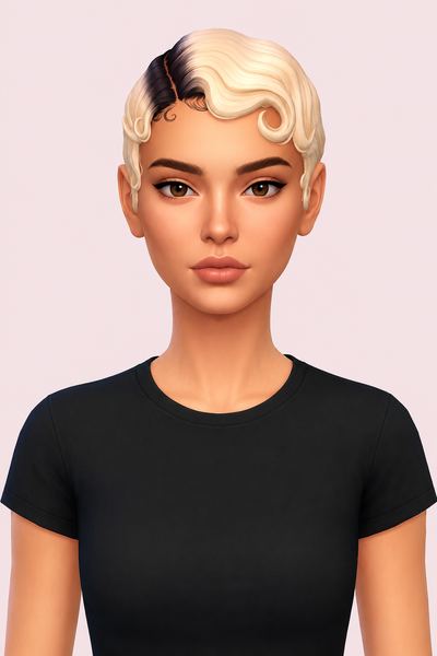 Diva Hair custom content (CC) for Sims 4 by aharris00britney