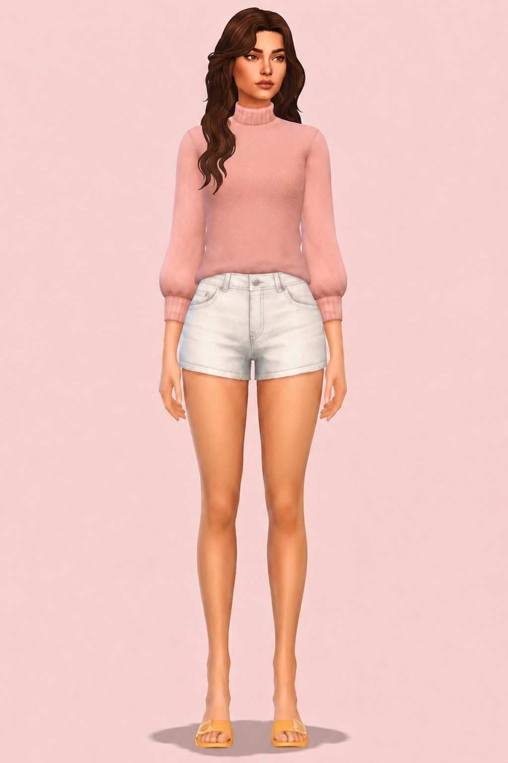 Cora Sweater custom content (CC) for Sims 4 by aharris00britney