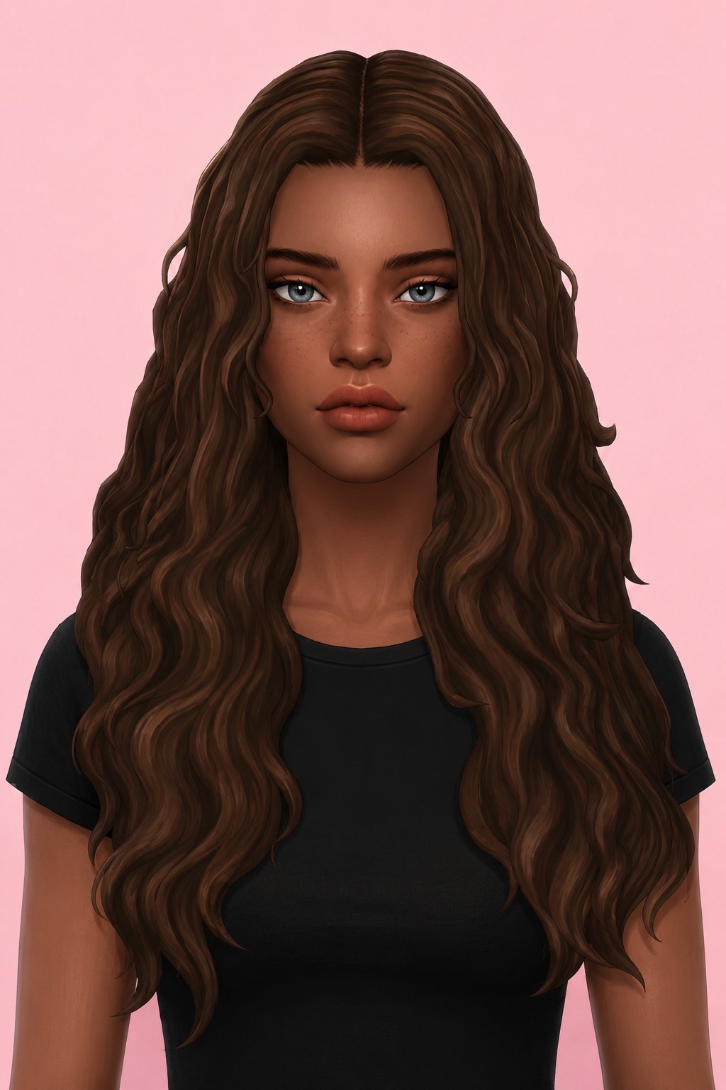 Eden Hair custom content (CC) for Sims 4 by aharris00britney