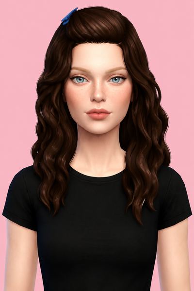 Elena Hair custom content (CC) for Sims 4 by aharris00britney
