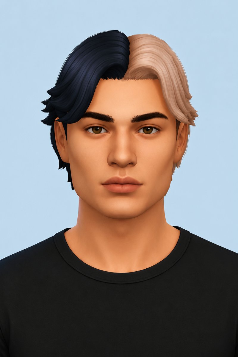 Elijah Hair custom content (CC) for Sims 4 by aharris00britney