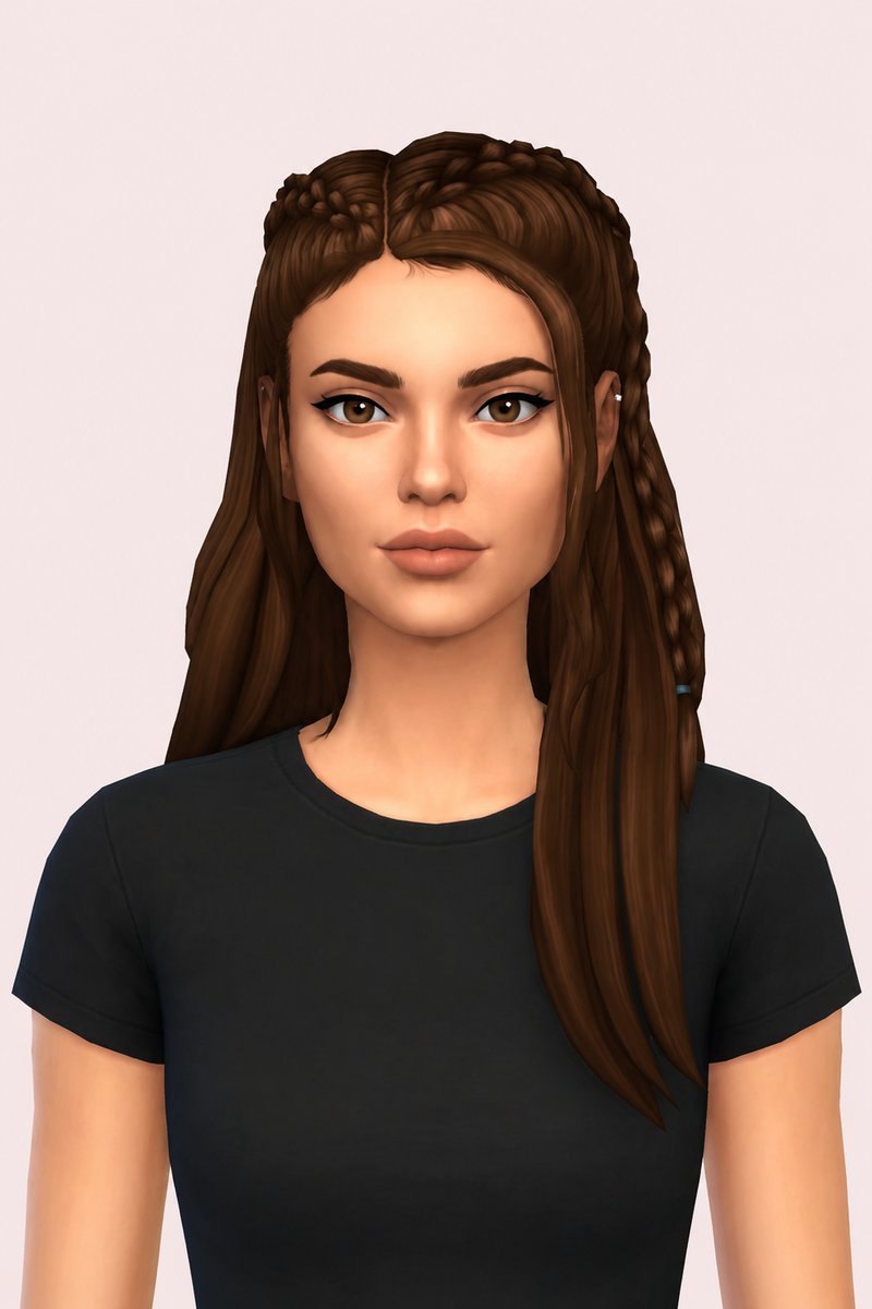 Estelle Hair custom content (CC) for Sims 4 by aharris00britney