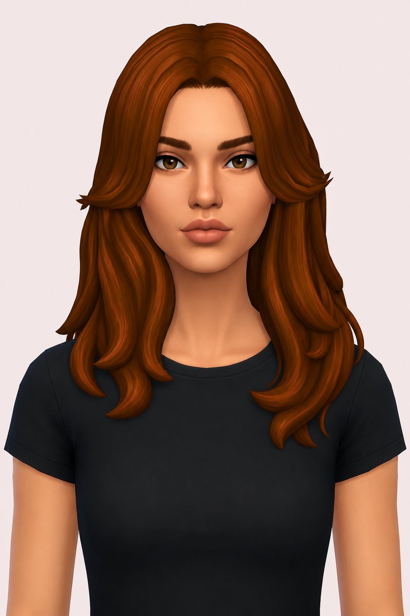Fawn Hair custom content (CC) for Sims 4 by aharris00britney