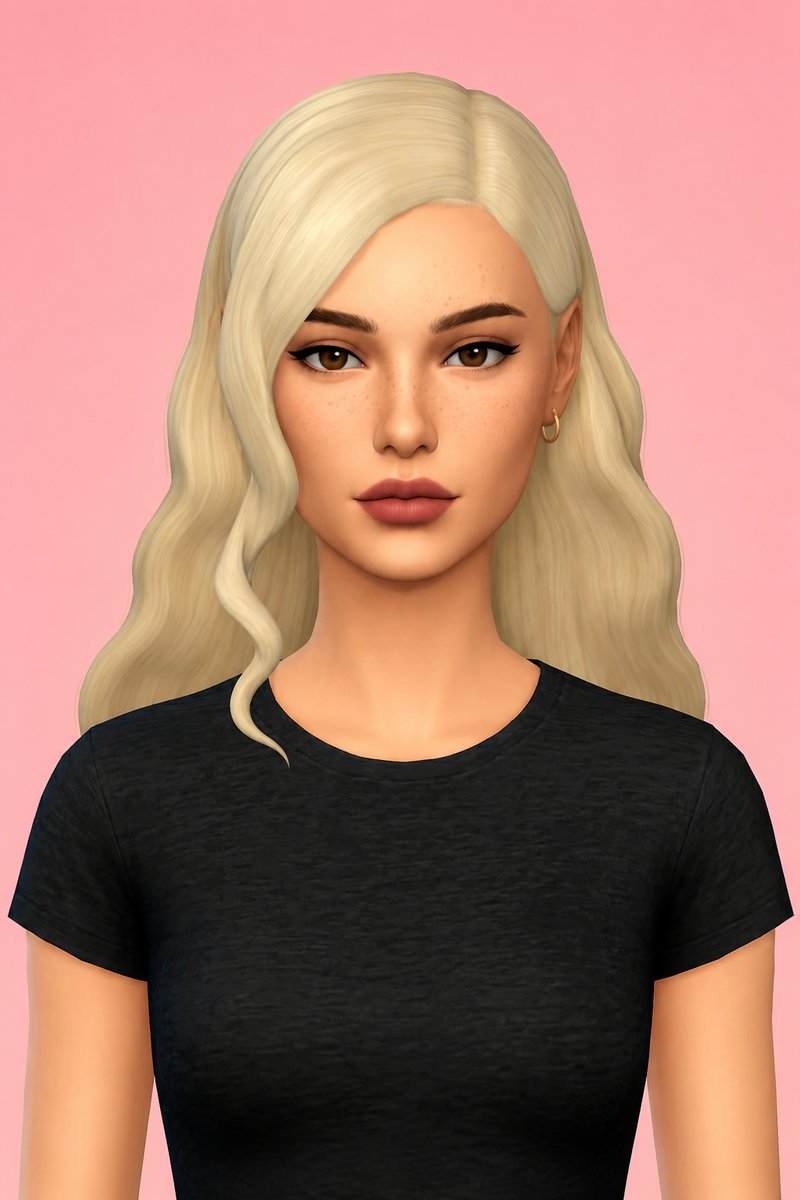 Fiona Hair custom content (CC) for Sims 4 by aharris00britney