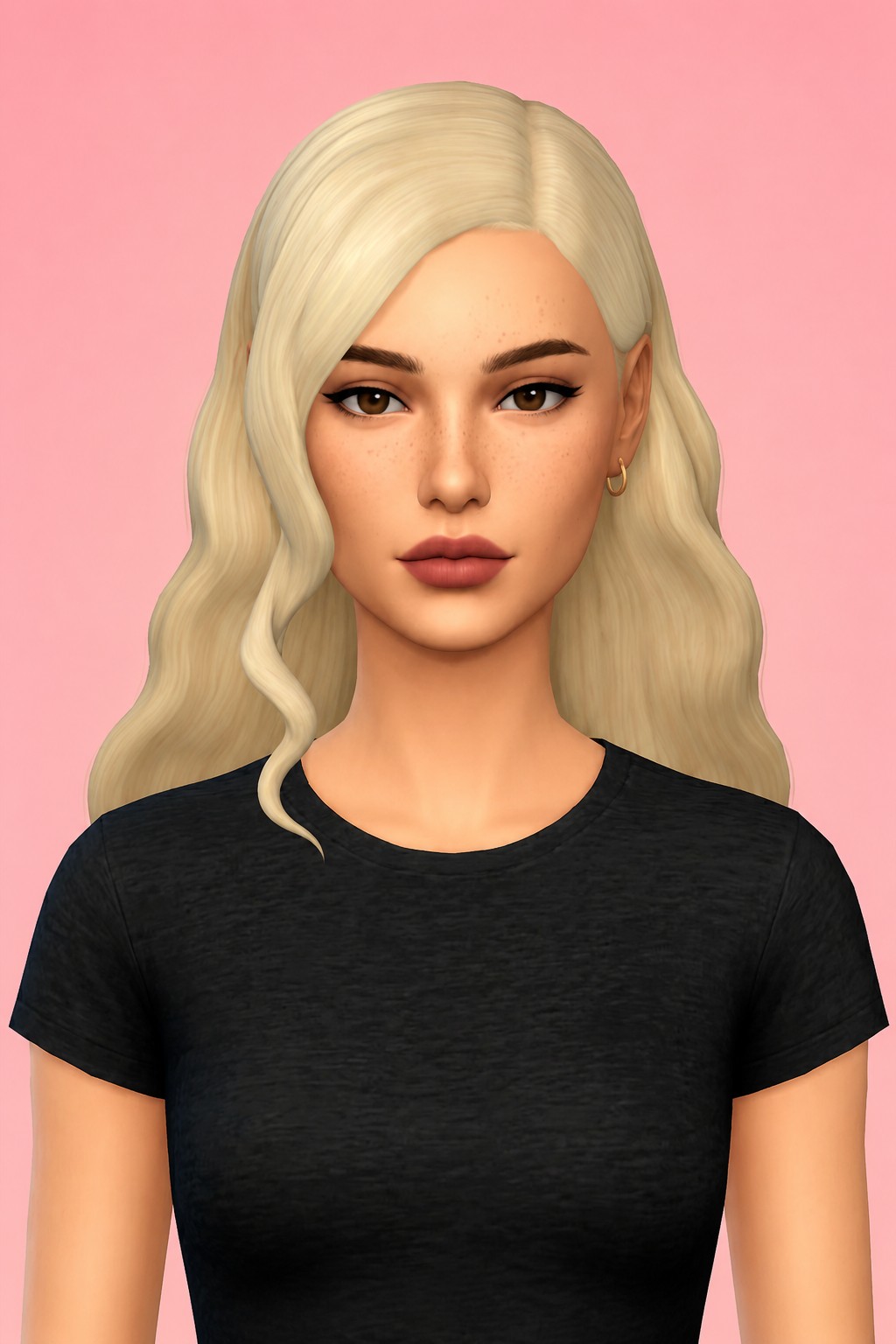 Fiona Hair custom content (CC) for Sims 4 by aharris00britney