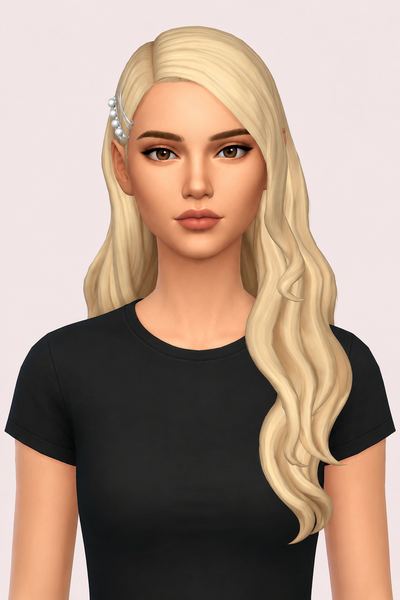 Georgia Hair custom content (CC) for Sims 4 by aharris00britney