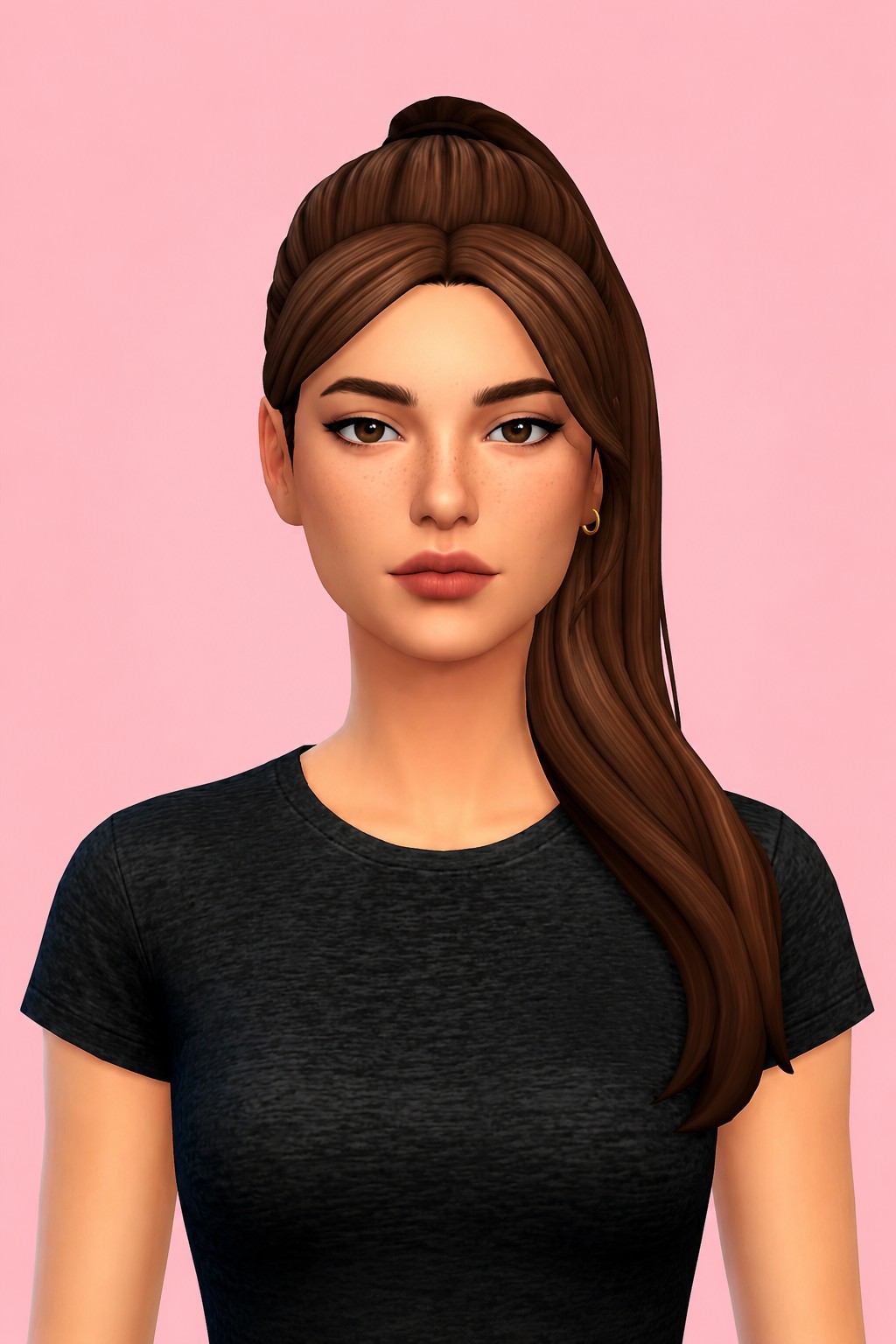 Gigi Hair custom content (CC) for Sims 4 by aharris00britney