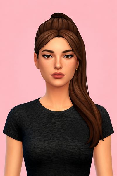 Gigi Hair custom content (CC) for Sims 4 by aharris00britney