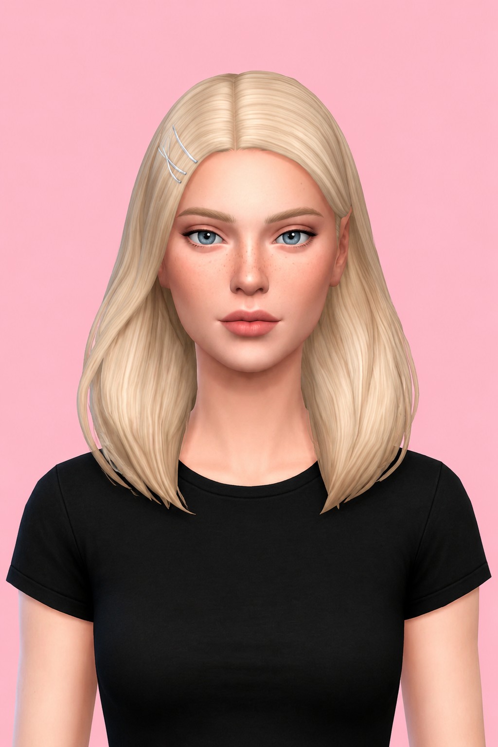 Gwen Hair custom content (CC) for Sims 4 by aharris00britney