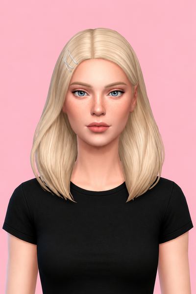 Gwen Hair custom content (CC) for Sims 4 by aharris00britney