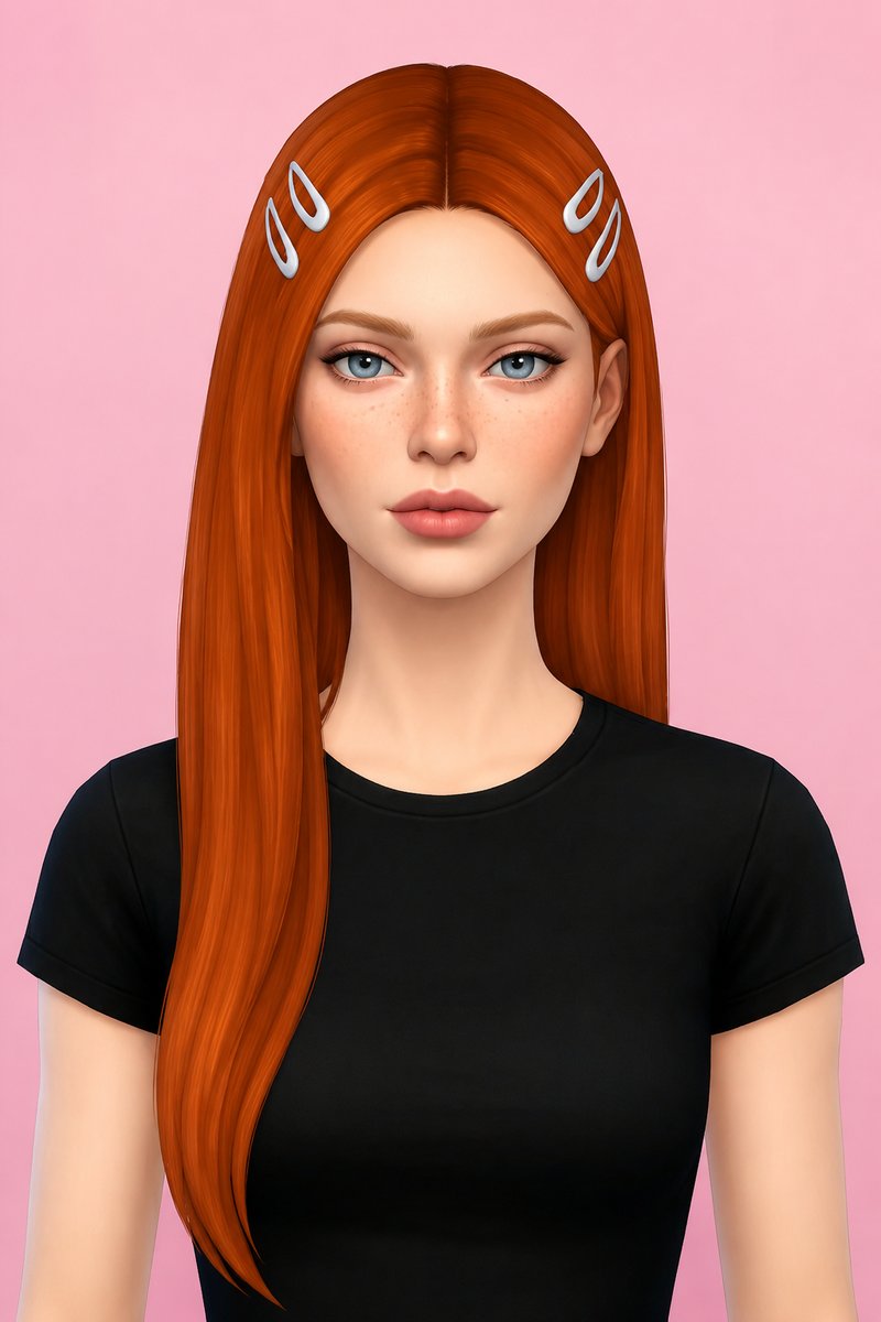 Harmony Hair custom content (CC) for Sims 4 by aharris00britney