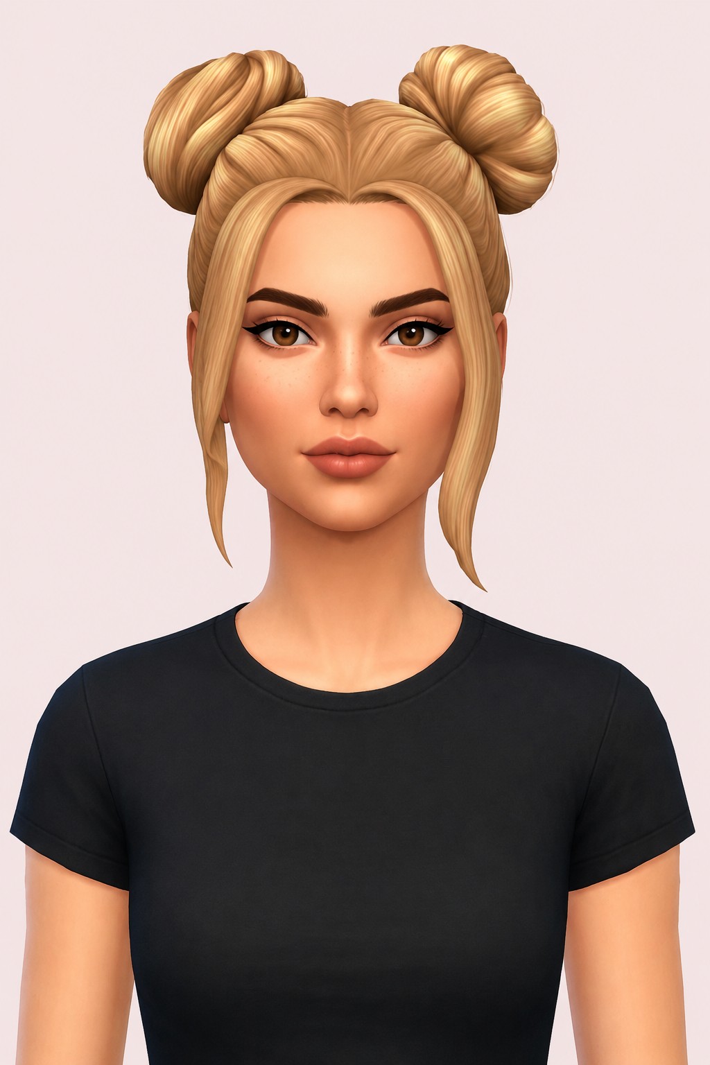 Haven Hair custom content (CC) for Sims 4 by aharris00britney